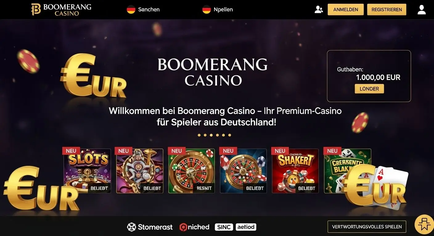 Unterstützung der lokalen Sprache und Währung boomerang casino legal in deutschland